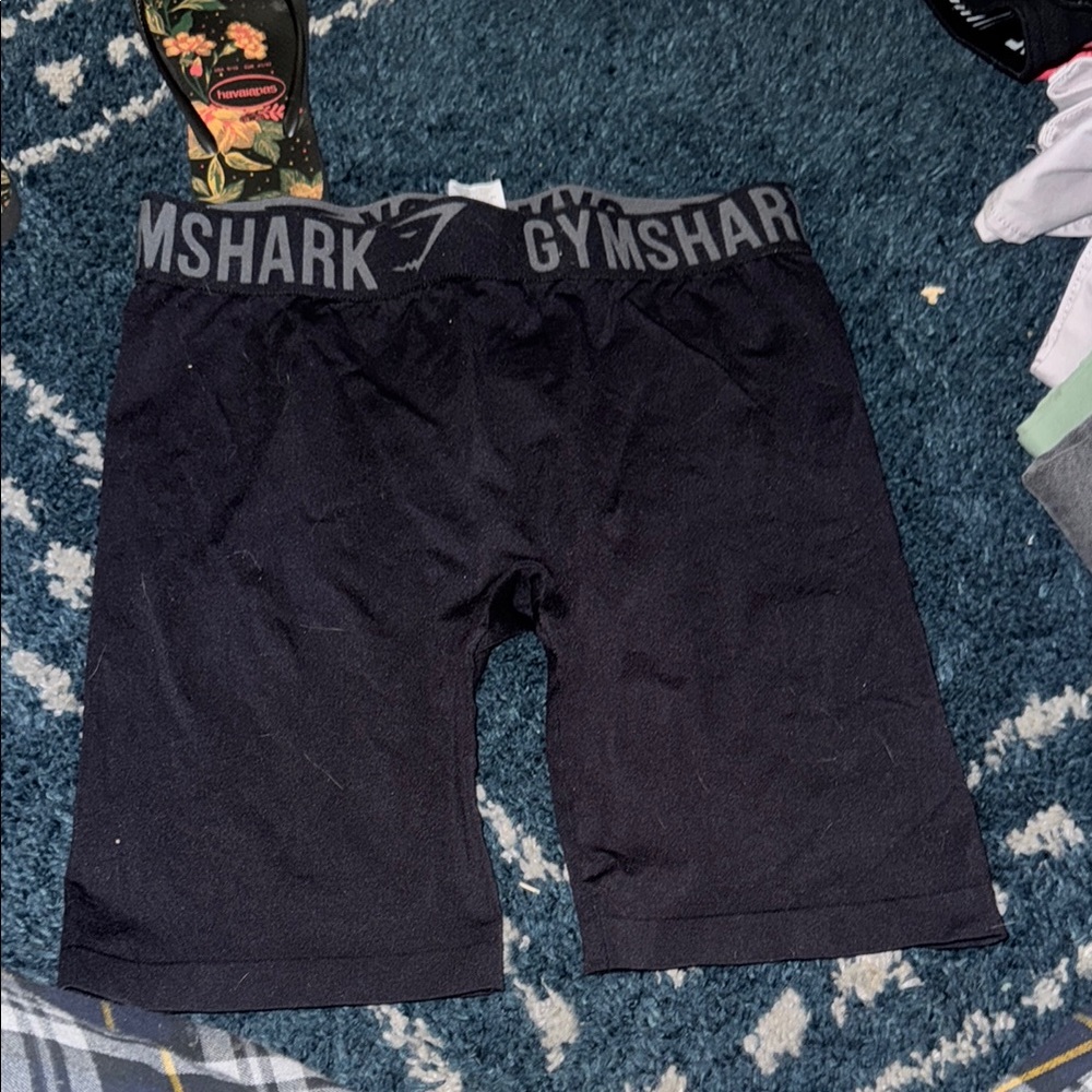 Gymshark Black Athletic Compression Shorts